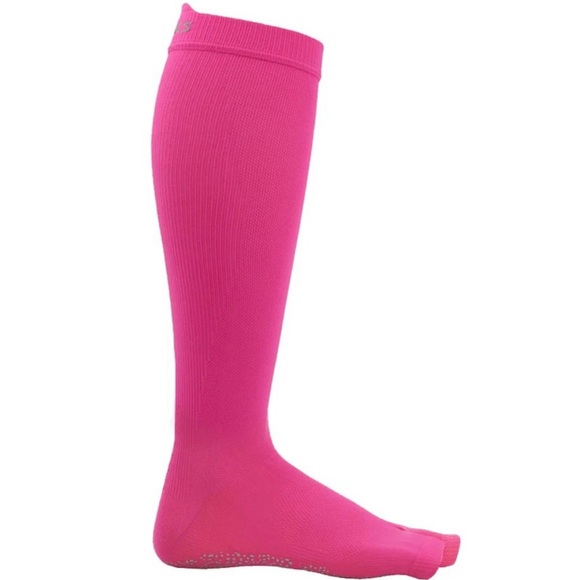 Compression Socks Pink Toeless - Picture 7 of 9